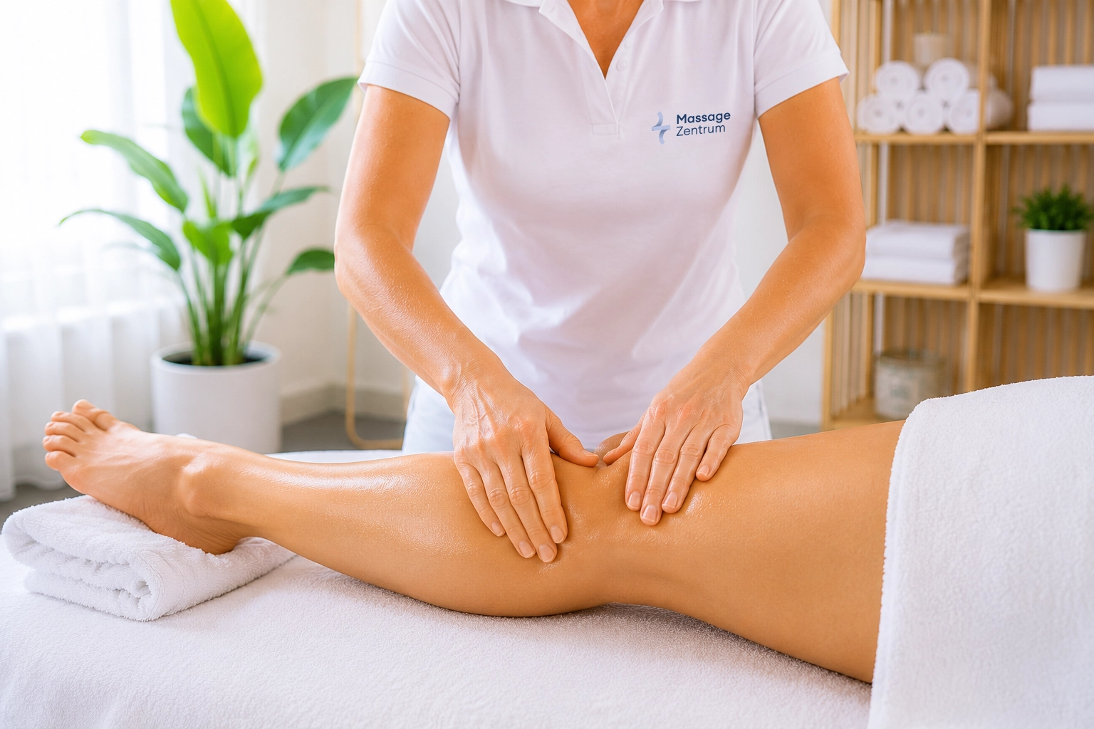 Behutsame Lymphdrainage bei Schwellung im Massage Zentrum Allschwil